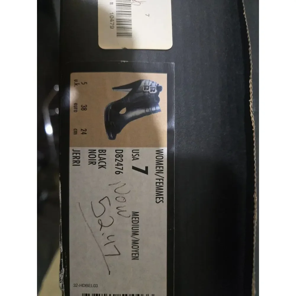 Harley Davidson Jerri black high heel shoes ladie's size 7